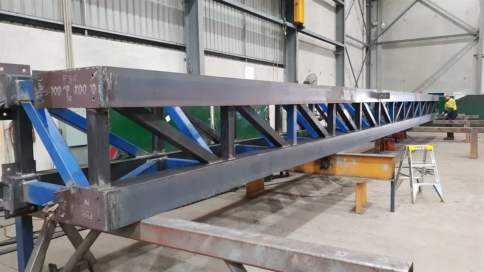 Inside the Perna fabrication workshop, Bibra Lake