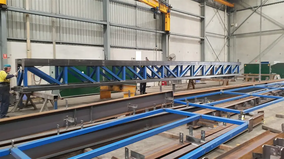 Steel processing at the Bibra Lake facility